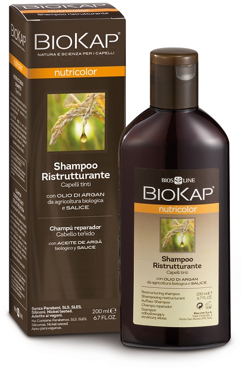 BIOKAP NUTRICOLOR SHAMPOO RISTRUTTURANTE 200 ML - Farmacia Mortise
