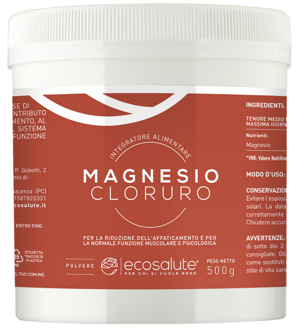 MAGNESIO CLORURO POLVERE 500 G - Farmacia Mortise