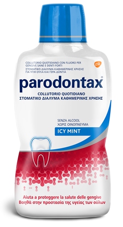 PARODONTAX COLLUTORIO QUOTIDIANO ICY MINT CON FLUORO 500 ML - Farmacia Mortise