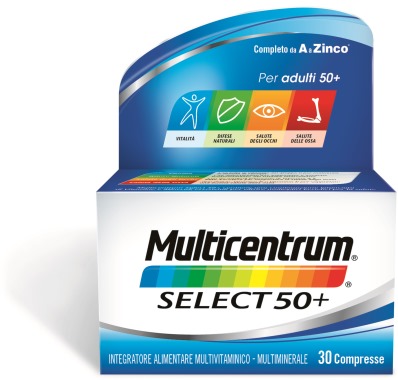 MULTICENTRUM SELECT 50+ 30 COMPRESSE - Farmacia Mortise