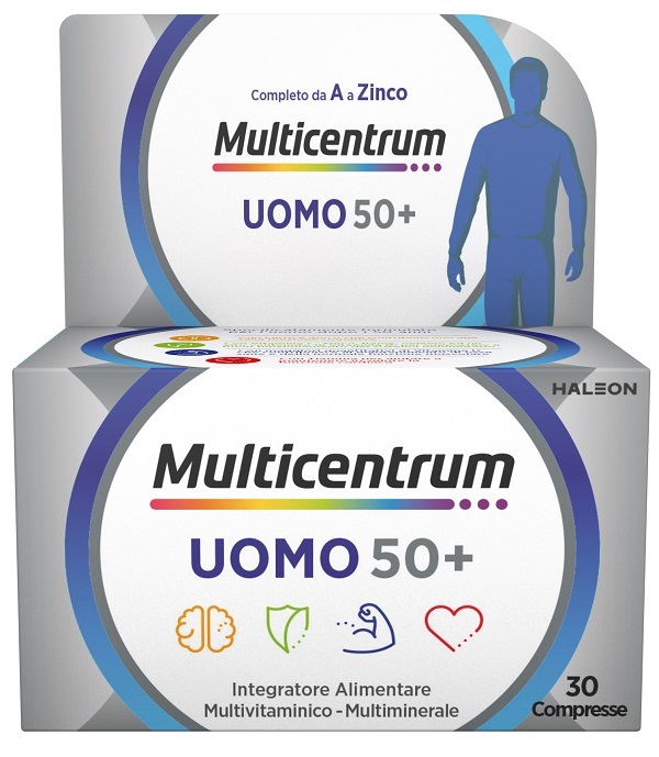 MULTICENTRUM UOMO 50+ 30 COMPRESSE - Farmacia Mortise