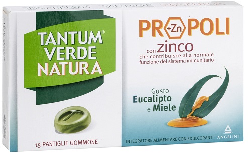 TANTUM VERDE NATURA PASTIGLIE GOMMOSE EUCALIPTO & MIELE 30 G - Farmacia Mortise