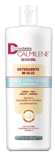 DERMOVITAMINA CALMILENE SENSIOIL DETERGENTE IN OLIO SENZA SAPONE PER PELLE EXTRA SECCA E SENSIBILE 500 ML - Farmacia Mortise