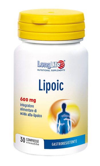 LONGLIFE LIPOIC 600 MG 30 COMPRESSE RIVESTITE DA 870 MG - Farmacia Mortise