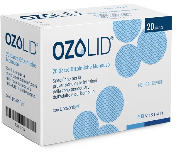 GARZA OZOLID OFTALMICA TNT CON OLIO OZONIZZATO IN FOSFOLIPIDI LIPOZONEYE 20 PEZZI - Farmacia Mortise