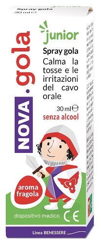 NOVA GOLA SPRAY JUNIOR FRAGOLA 30 ML - Farmacia Mortise