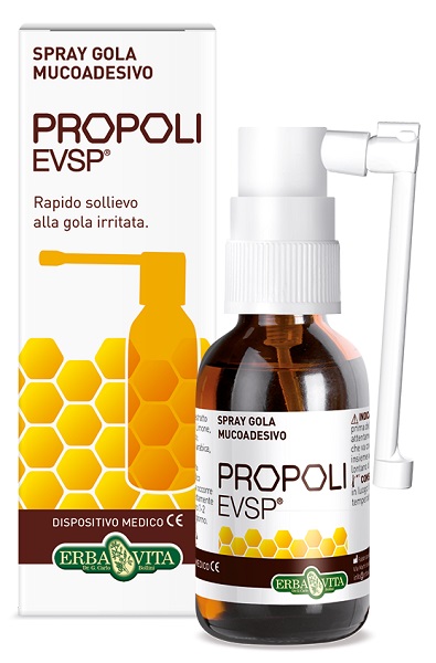 PROPOLI EVSP SPRAY GOLA MUCOADESIVO SENZA ALCOL 20ML - Farmacia Mortise