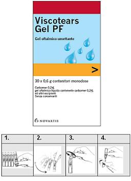 VISCOTEARS GEL PF GEL OFTALMICO UMETTANTE 30 FLACONCINI MONODOSE 0,6 G - Farmacia Mortise