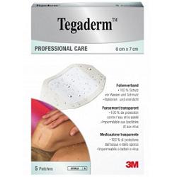TEGADERM MEDICAZIONE IMPERMEABILE TRASPARENTE 5 PEZZI 6X7 CM - Farmacia Mortise