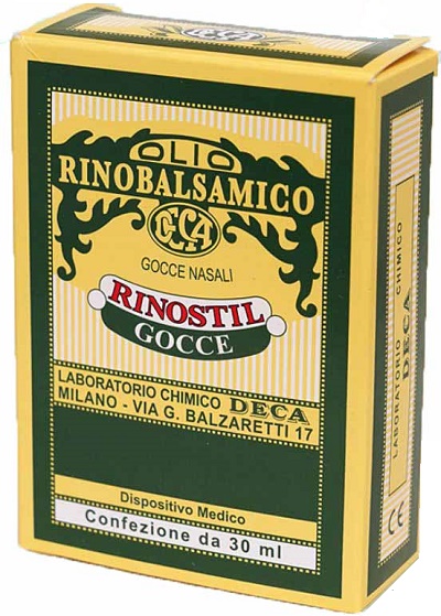 RINOSTIL GOCCE NASALI FLACONE 30ML OLIO RINOBALSAMICO PER LAPROTEZIONE DELLA MUCOSA NASALE E LA PULIZIA DELLE FOSSE NASALI - Farmacia Mortise