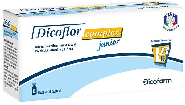 DICOFLOR COMPLEX JUNIOR 12 FLACONI DA 10 ML - Farmacia Mortise