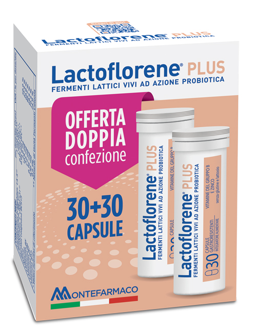 LACTOFLORENE PLUS BIPACK 30 CAPSULE 26,40 G - Farmacia Mortise
