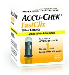 LANCETTE PUNGIDITO ACCU-CHEK FASTCLIX 100 + 2 PEZZI - Farmacia Mortise
