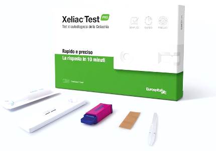 XELIAC TEST PRO DETERMINAZIONE ANTICORPI IGA E IGG ASSOCIATI ALLA MALATTIA CELIACA 1 PEZZO - Farmacia Mortise