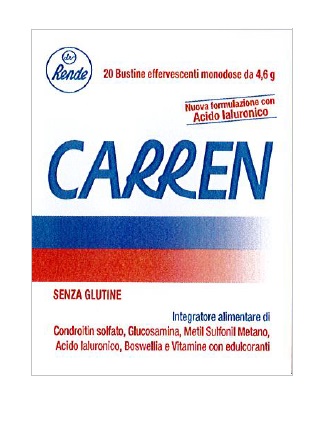 CARREN 20 BUSTINE EFFERVESCENTI MONODOSE DA 4,6 G L'UNA - Farmacia Mortise