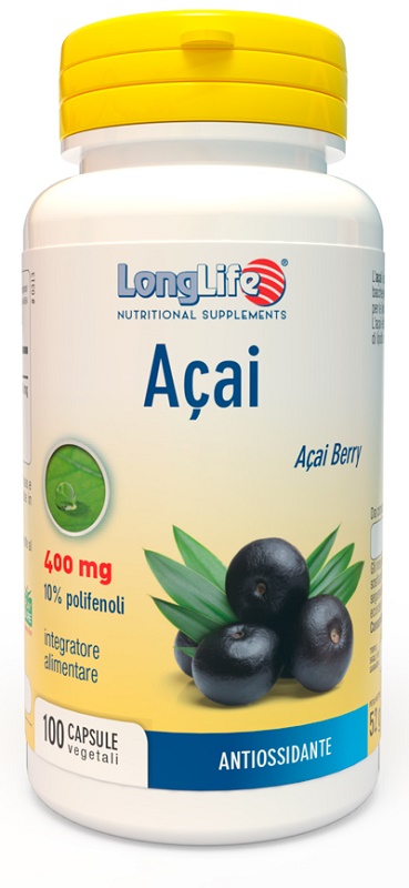 LONGLIFE ACAI 100 CAPSULE VEGETALI - Farmacia Mortise
