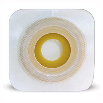 PLACCA PIANA MODELLABILE PER STOMIA DUE PEZZI 13-22MM FLANGIA 48MM CON ADESIVO IDROCOLLOIDALE 5 PEZZI - Farmacia Mortise