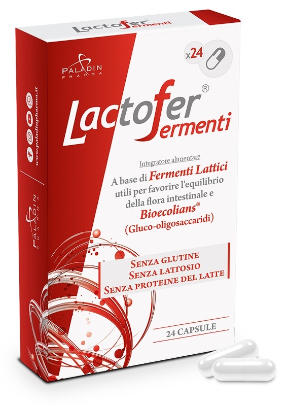 LACTOFER FERMENTI 24 CAPSULE - Farmacia Mortise
