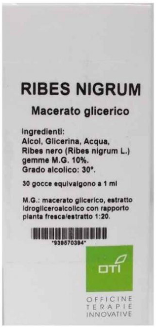 RIBES NIGRUM MACERATO GLICERICO 10% GOCCE 100ML - Farmacia Mortise