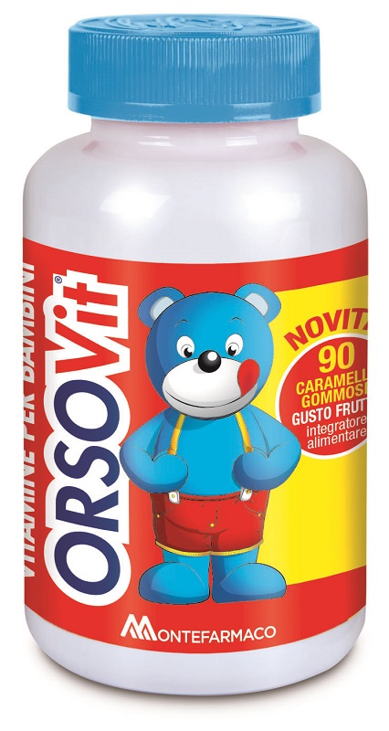 ORSOVIT CARAMELLE GOMMOSE 90 PEZZI - Farmacia Mortise