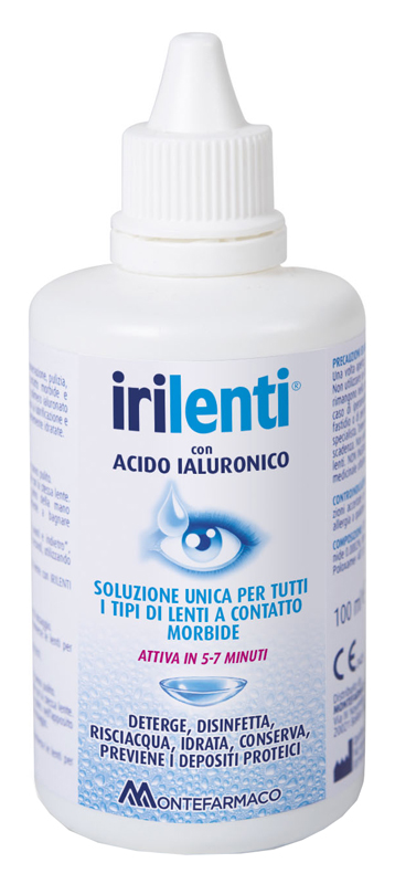 SOLUZIONE UNICA PER LENTI A CONTATTO IRILENTI 100ML - Farmacia Mortise