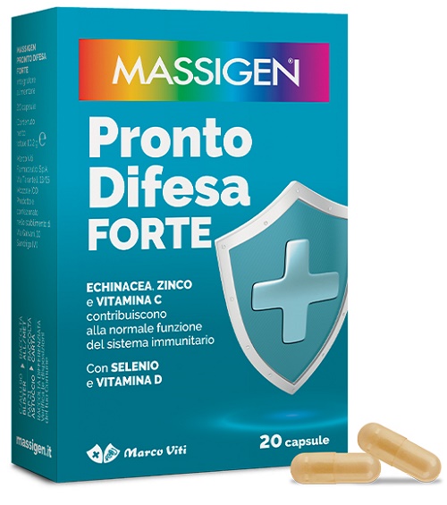 MASSIGEN PRONTO DIFESA FORTE 20 CAPSULE - Farmacia Mortise
