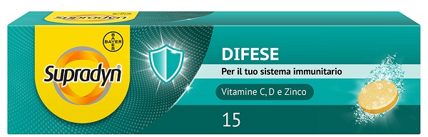 SUPRADYN DIFESE 15 COMPRESSE EFFERVESCENTI - Farmacia Mortise