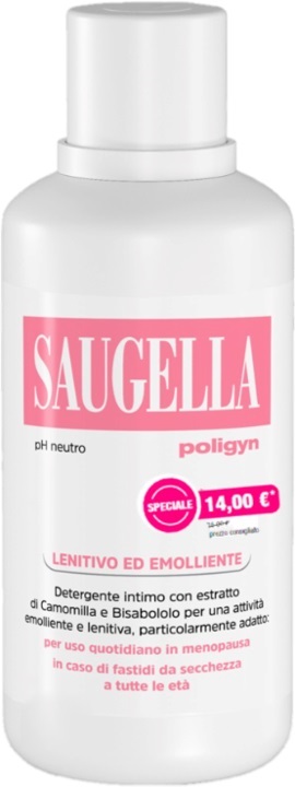 SAUGELLA POLIGYN PH NEUTRO LENITIVO ED EMOLLIENTE 500 ML TAGLIO PREZZO - Farmacia Mortise