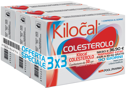 KILOCAL COLESTEROLO 30 COMPRESSE - Farmacia Mortise