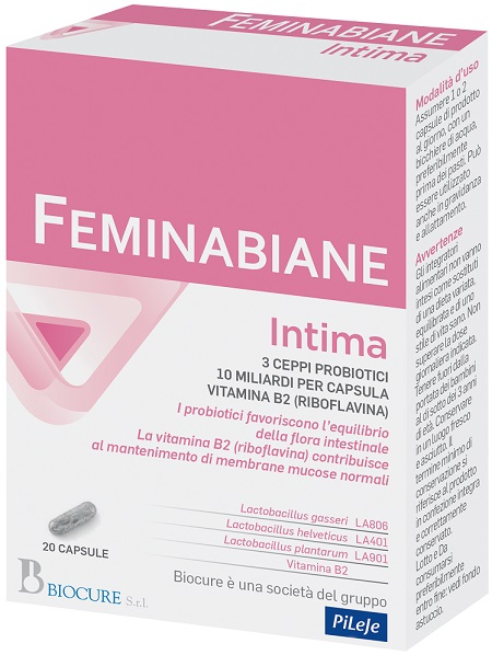 FEMINABIANE INTIMA 20 CAPSULE - Farmacia Mortise