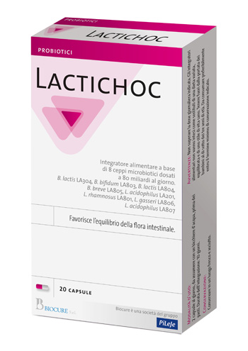 LACTICHOC 20 CAPSULE - Farmacia Mortise
