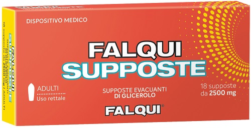 SUPPOSTE FALQUI 18 SUPPOSTE CON GLICERINA 2500MG ADULTI - Farmacia Mortise