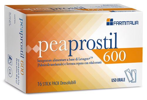 PEAPROSTIL 600 16 STICK PACK OROSOLUBILI - Farmacia Mortise