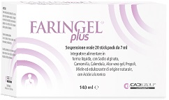 FARINGEL PLUS 20 STICK PACK 7 ML - Farmacia Mortise