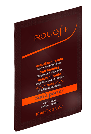 ROUGJ SALVIETTE AUTOABBRONZANTI MONOUSO BUSTINA 10 ML - Farmacia Mortise