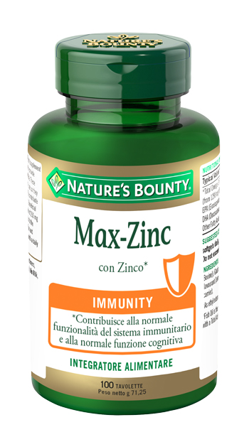 MAX ZINC 100 TAVOLETTE - Farmacia Mortise
