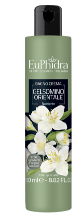 EUPHIDRA BAGNOCREMA NUTRIENTE GELSOMINO IN FLACONE CON ETICHETTA - Farmacia Mortise