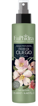 EUPHIDRA ACQUA PROFUMATA CILIEGIO IN FLACONE CON ETICHETTA POMPA SPRAY - Farmacia Mortise