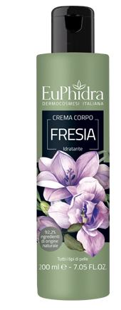 EUPHIDRA CREMA CORPO IDRATANTE FRESIA IN FLACONE CON ETICHETTA - Farmacia Mortise