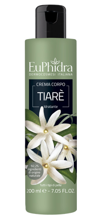 EUPHIDRA CREMA CORPO IDRATANTE TIARE' IN FLACONE CON ETICHETTA - Farmacia Mortise