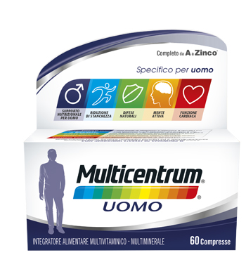 MULTICENTRUM UOMO 60 COMPRESSE - Farmacia Mortise