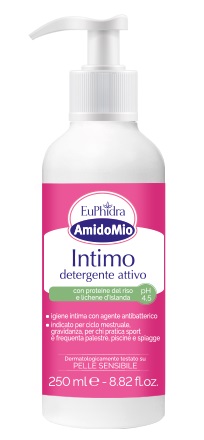EUPHIDRA AMIDOMIO INTIMO DETERGENTE ATTIVO 250 ML - Farmacia Mortise