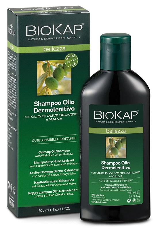 BIOKAP BELLEZZA SHAMPOO OLIO DERMOLENITIVO 200 ML BIOSLINE - Farmacia Mortise