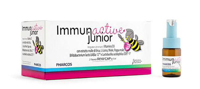 IMMUNACTIVE JUNIOR PHARCOS 21 FIALE 10 ML - Farmacia Mortise