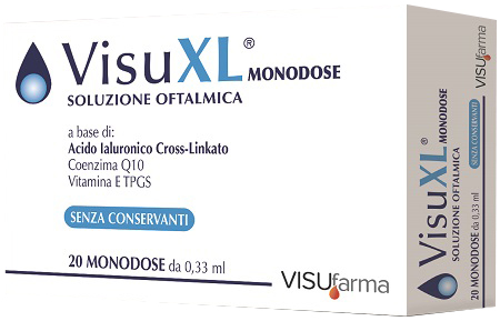 SOLUZIONE OFTALMICA VISUXL 20 CONTENITORI MONODOSE 0,33 ML - Farmacia Mortise