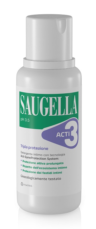 SAUGELLA ACTI3 DETERGENTE INTIMO 250 ML - Farmacia Mortise