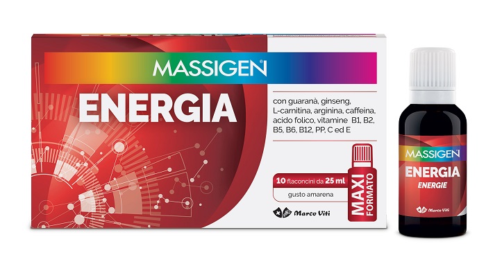 MASSIGEN ENERGIA 10 FLACONI DA 25 ML - Farmacia Mortise