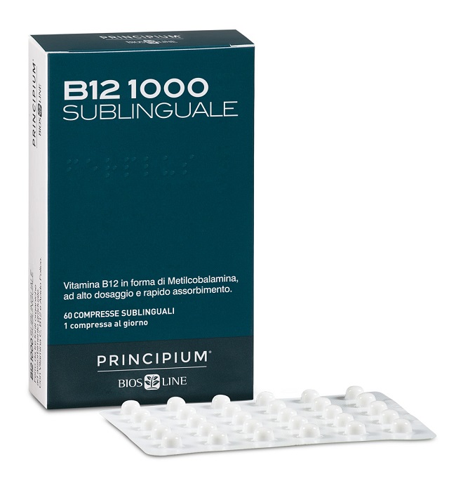 PRINCIPIUM B12 1000 60 COMPRESSE SUBLINGUALI - Farmacia Mortise