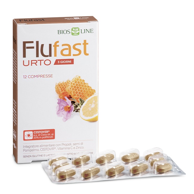 APIX PROPOLI FLUFAST URTO 3 GIORNI 12 COMPRESSE BIOSLINE - Farmacia Mortise