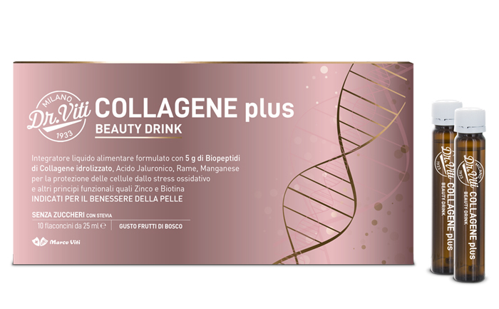 DR VITI COLLAGENE BEAUTY DRINK PLUS 250 ML - Farmacia Mortise